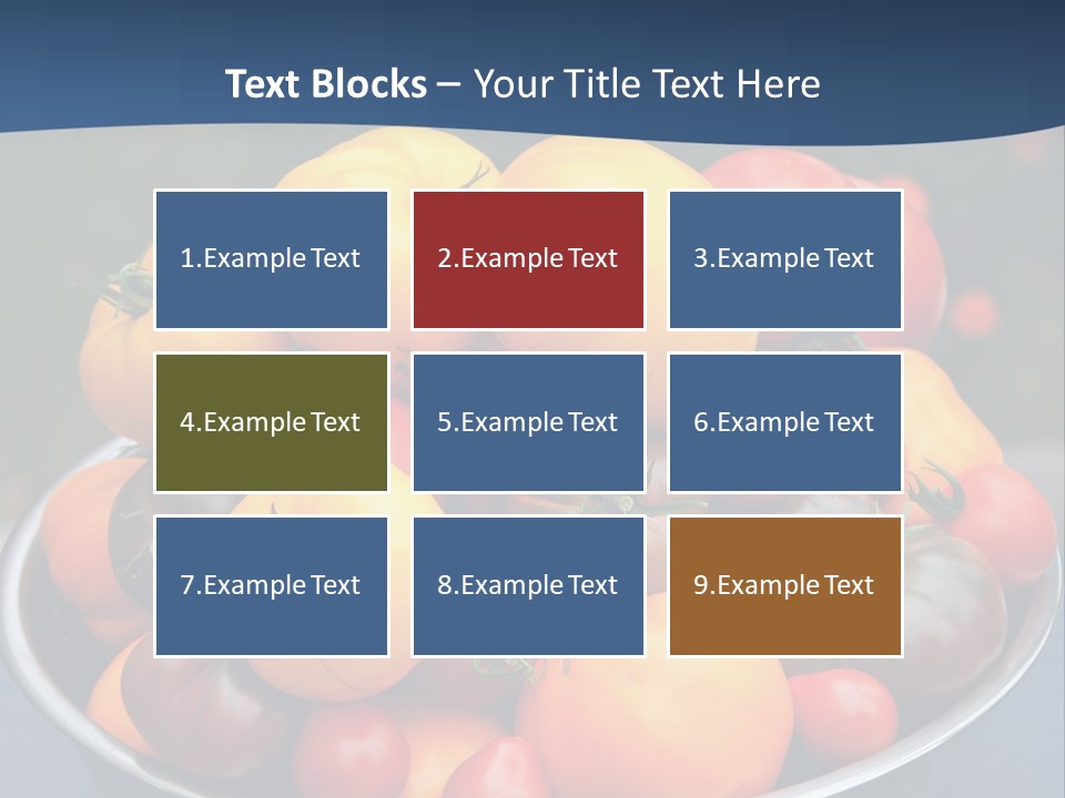Vegetables Organic Vibrant PowerPoint Template