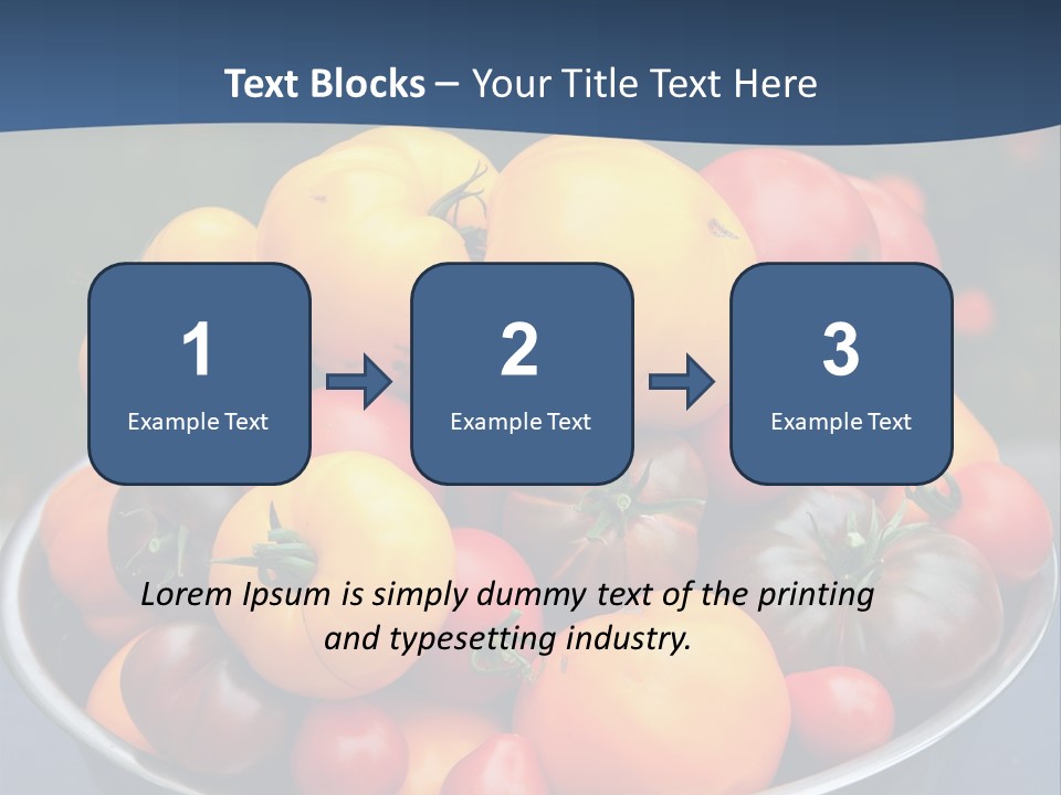 Vegetables Organic Vibrant PowerPoint Template