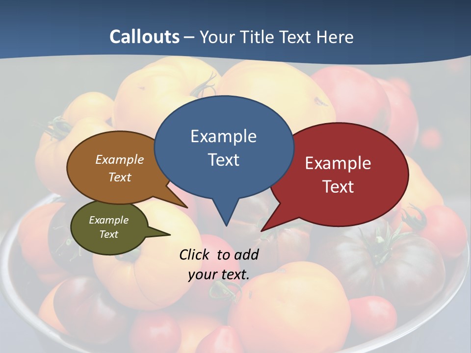 Vegetables Organic Vibrant PowerPoint Template