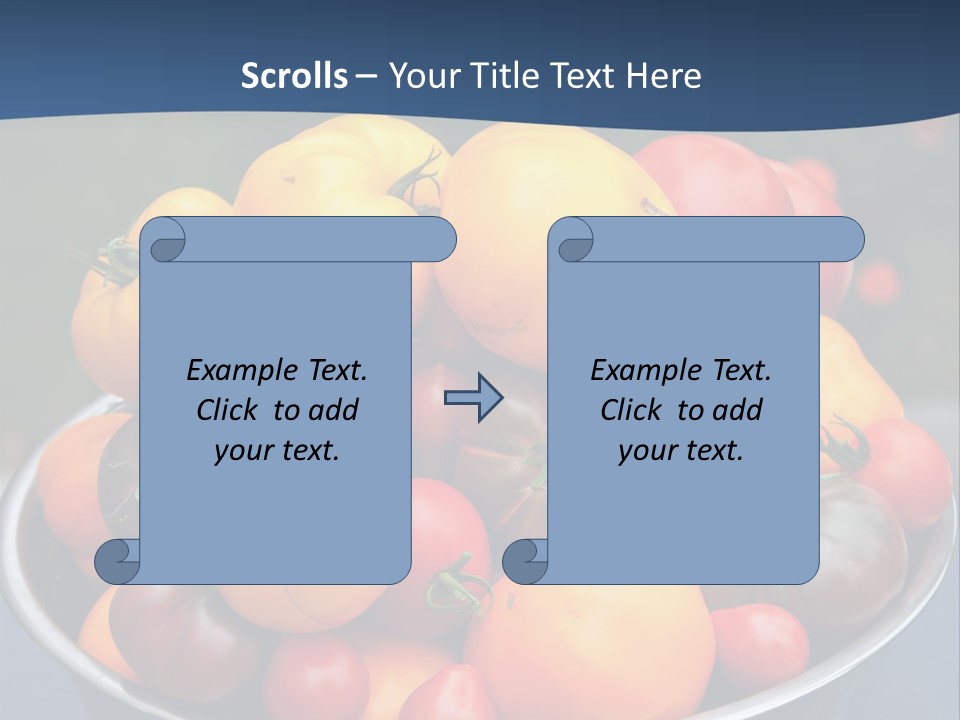 Vegetables Organic Vibrant PowerPoint Template