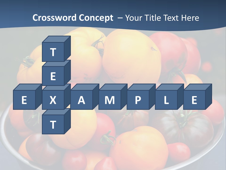 Vegetables Organic Vibrant PowerPoint Template