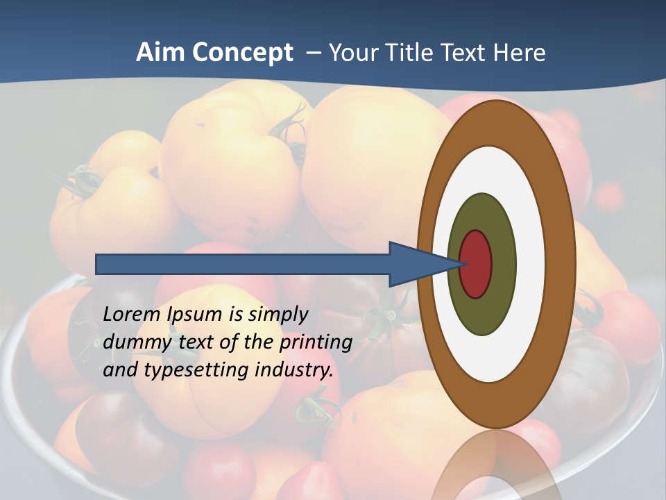 Vegetables Organic Vibrant PowerPoint Template