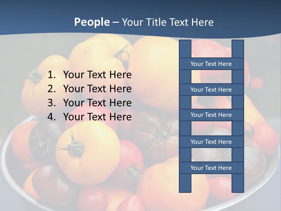 Vegetables Organic Vibrant PowerPoint Template