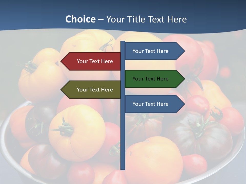 Vegetables Organic Vibrant PowerPoint Template