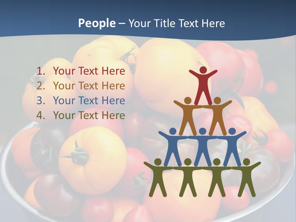 Vegetables Organic Vibrant PowerPoint Template