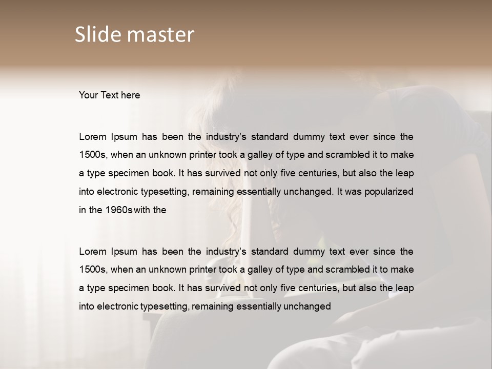 Indoors Displeased Distraught PowerPoint Template