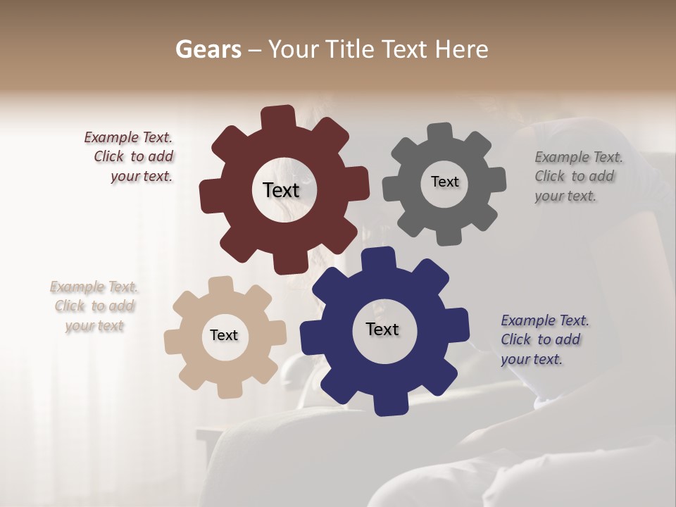 Indoors Displeased Distraught PowerPoint Template