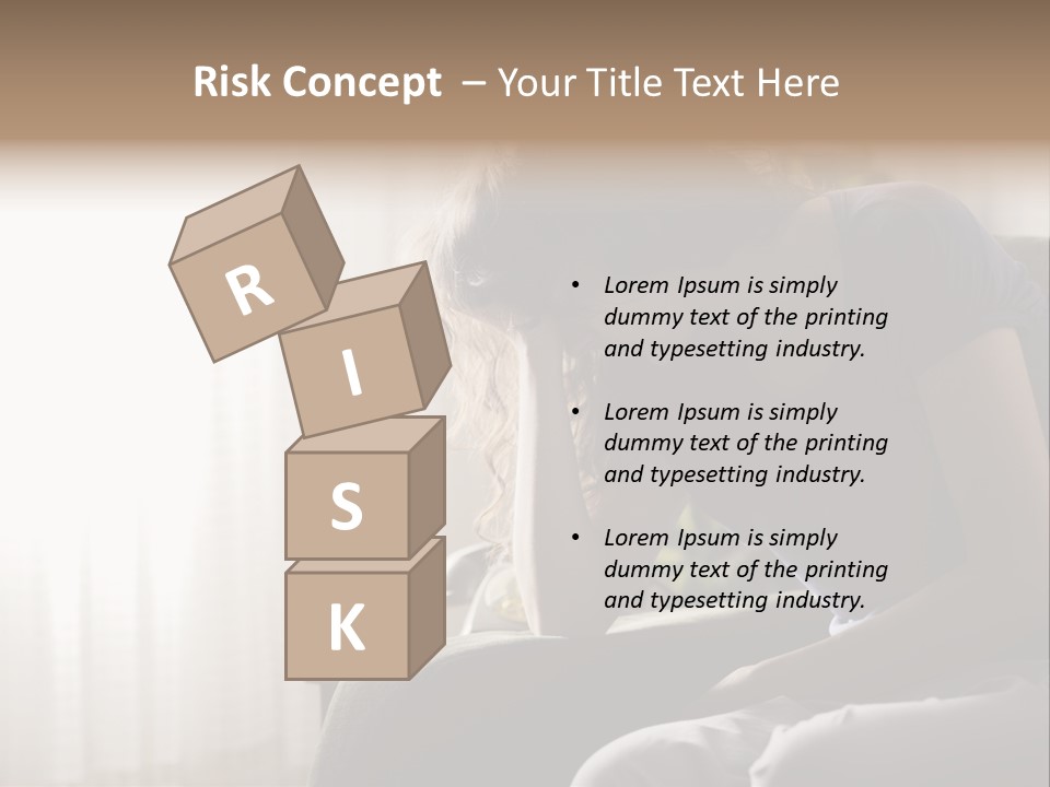 Indoors Displeased Distraught PowerPoint Template