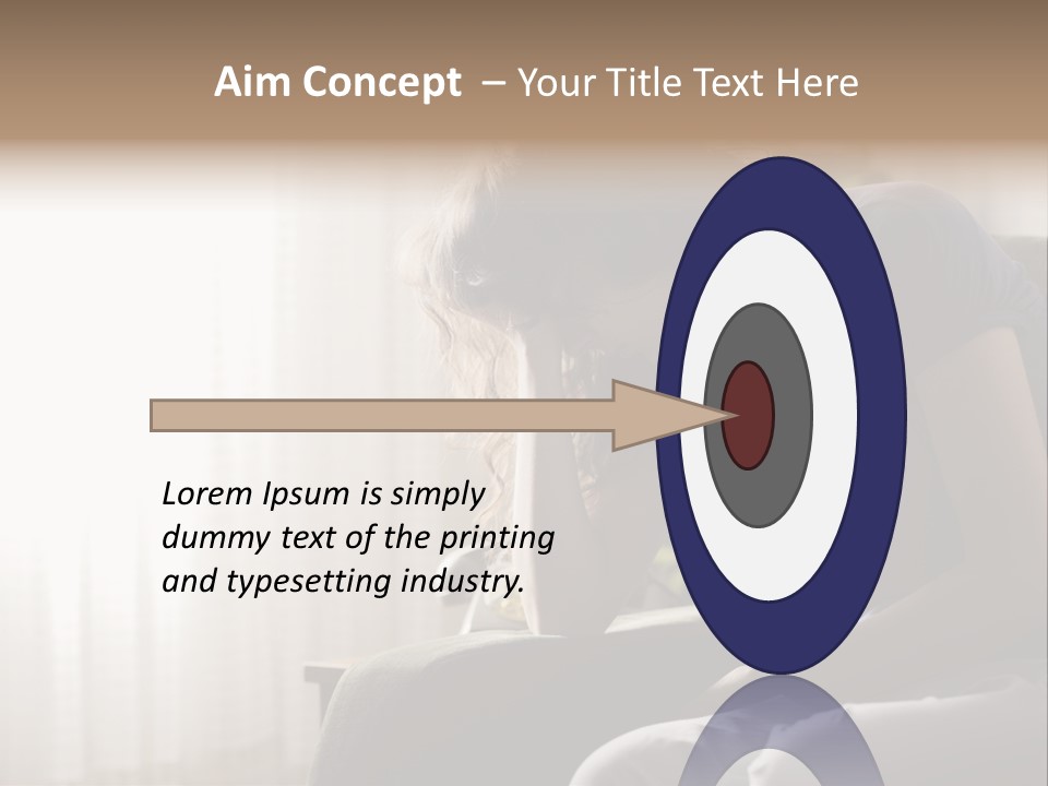 Indoors Displeased Distraught PowerPoint Template