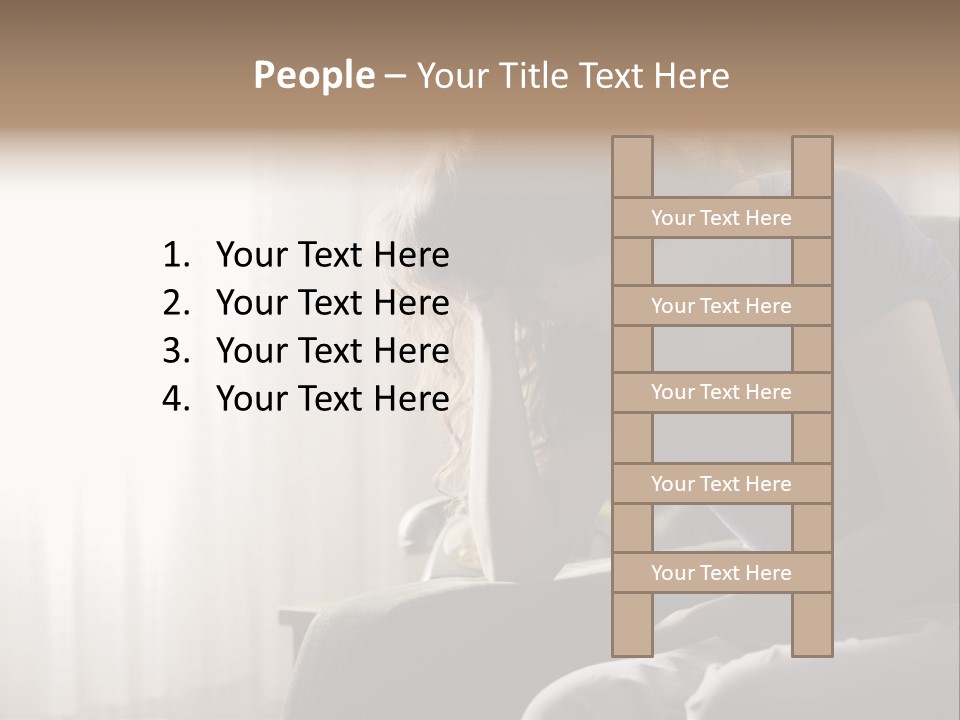 Indoors Displeased Distraught PowerPoint Template
