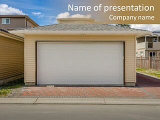 Dwelling Architecture American PowerPoint Template