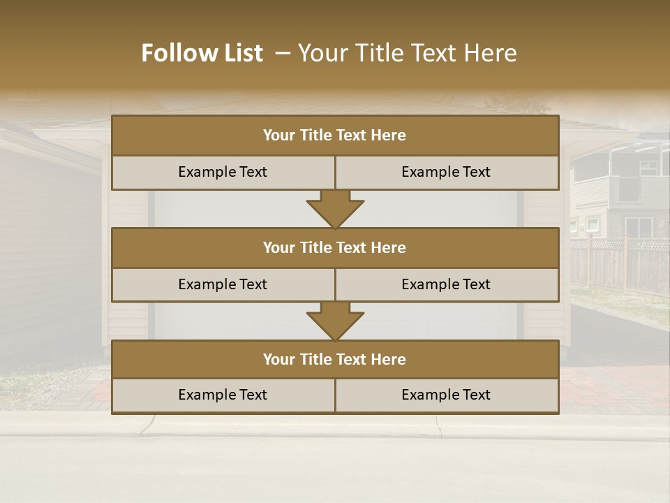 Dwelling Architecture American PowerPoint Template