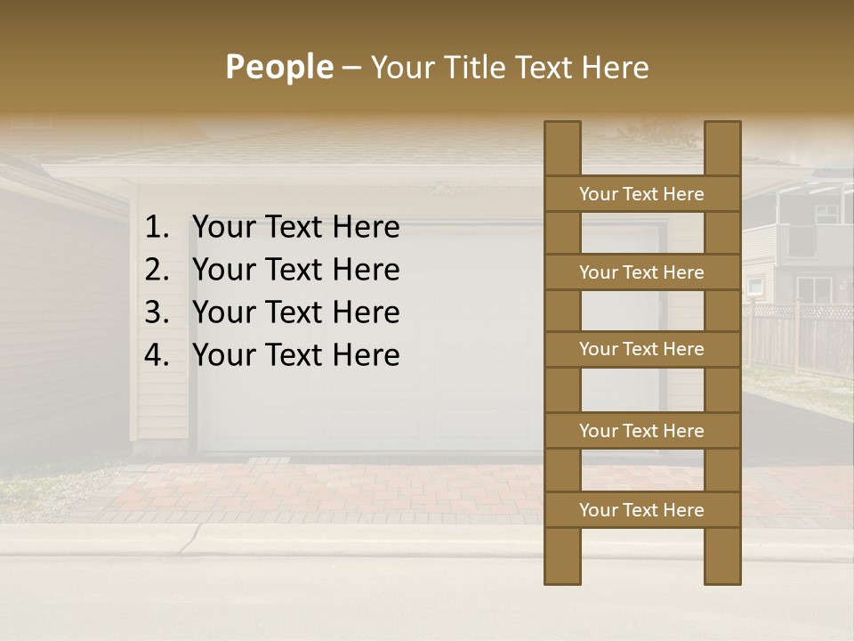 Dwelling Architecture American PowerPoint Template
