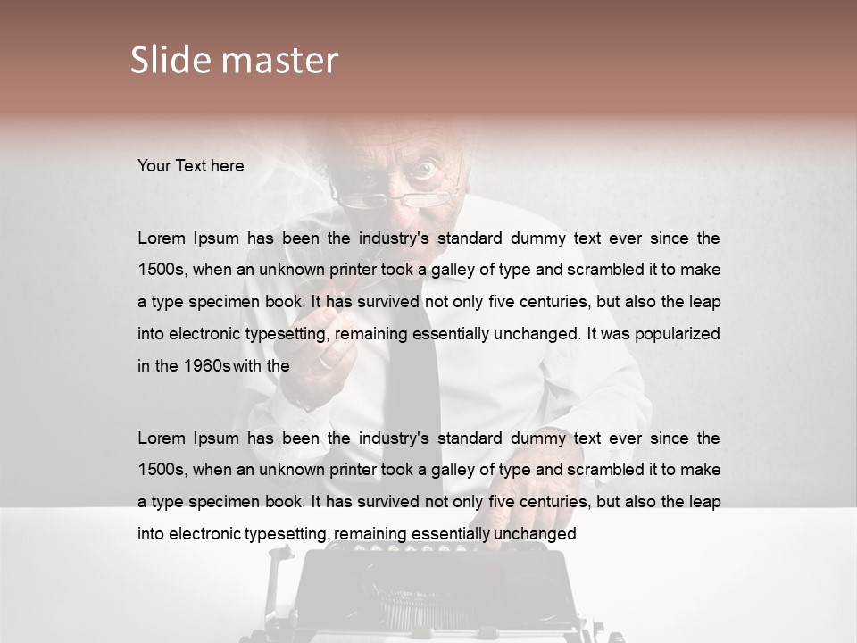 Old Retro Joy PowerPoint Template