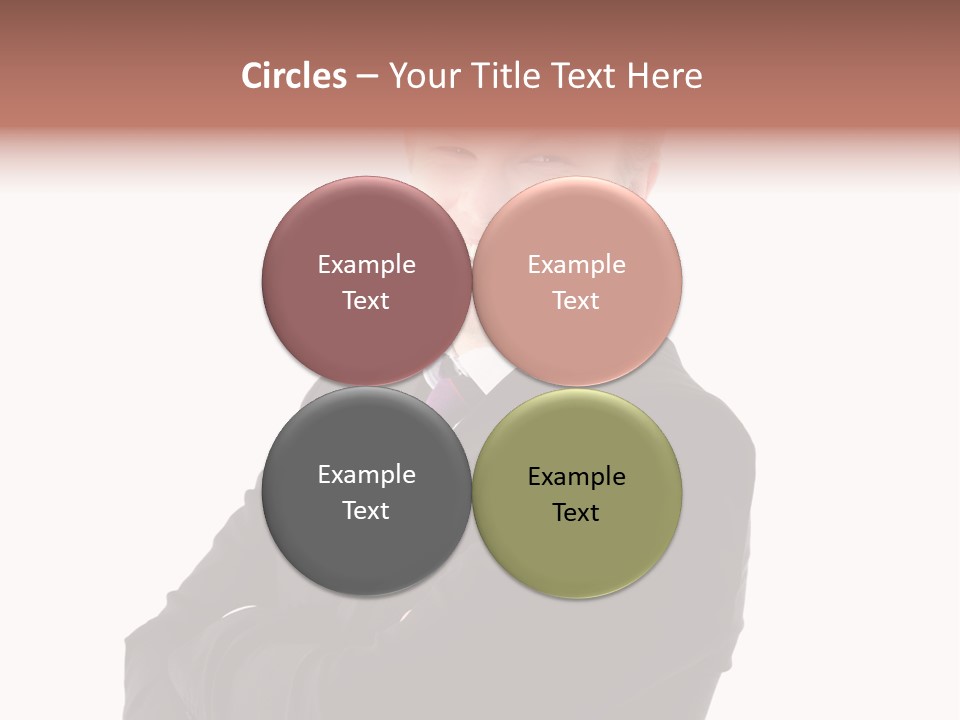 Office Worker Success Tie PowerPoint Template