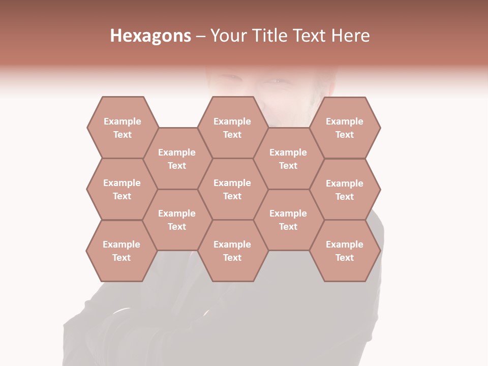 Office Worker Success Tie PowerPoint Template