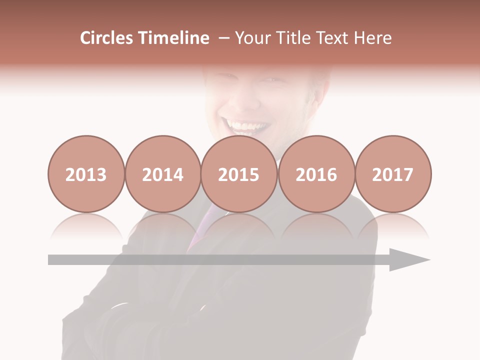 Office Worker Success Tie PowerPoint Template