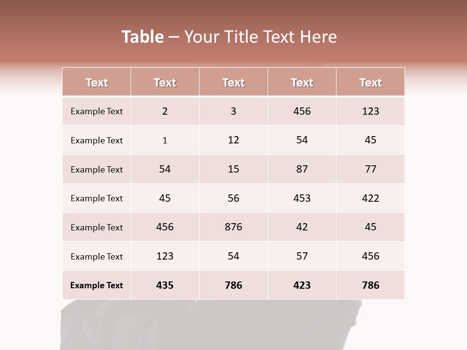 Office Worker Success Tie PowerPoint Template