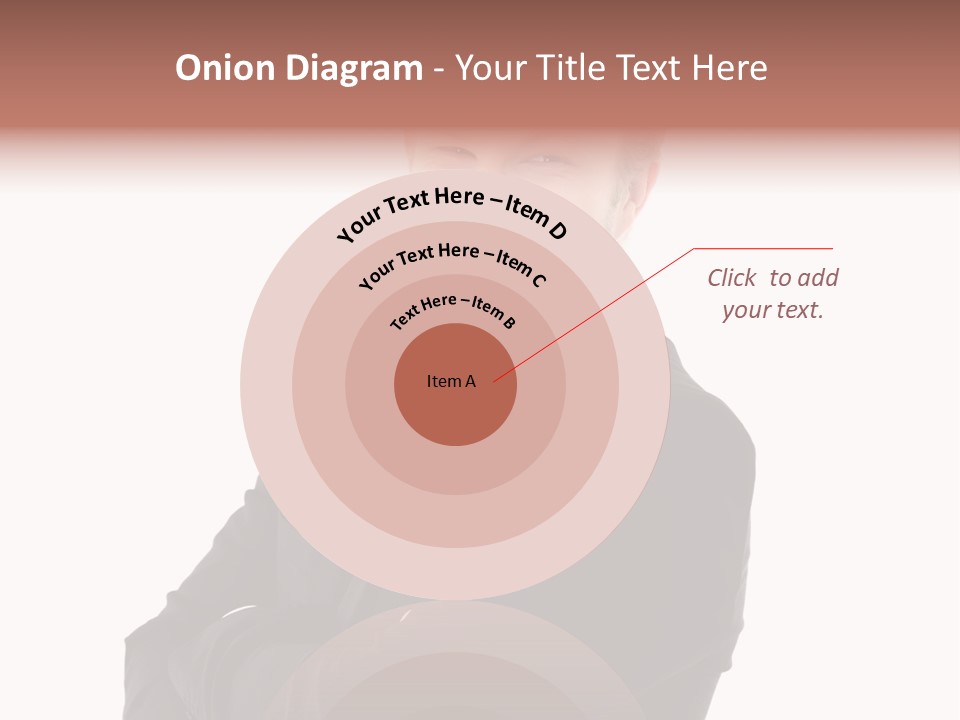 Office Worker Success Tie PowerPoint Template