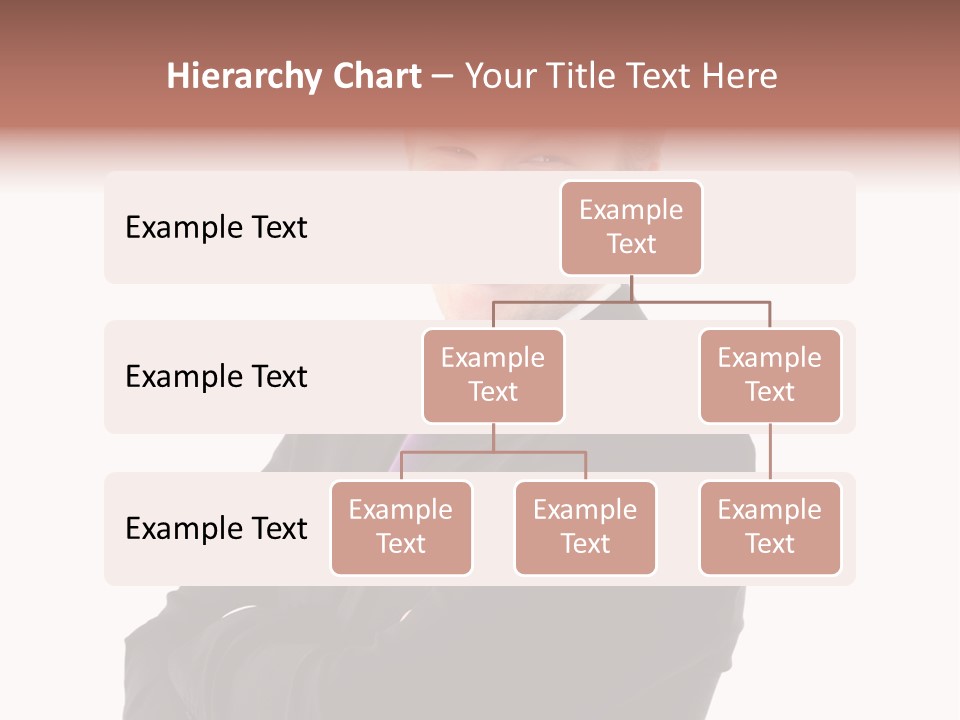 Office Worker Success Tie PowerPoint Template