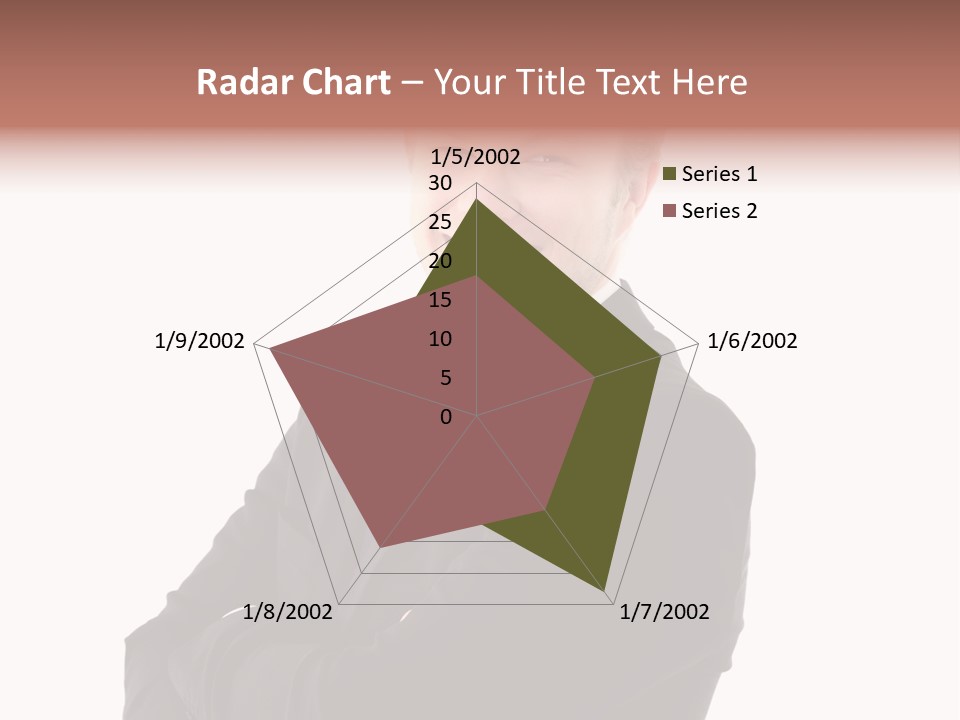 Office Worker Success Tie PowerPoint Template