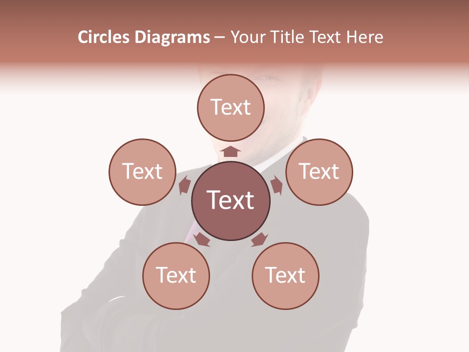 Office Worker Success Tie PowerPoint Template