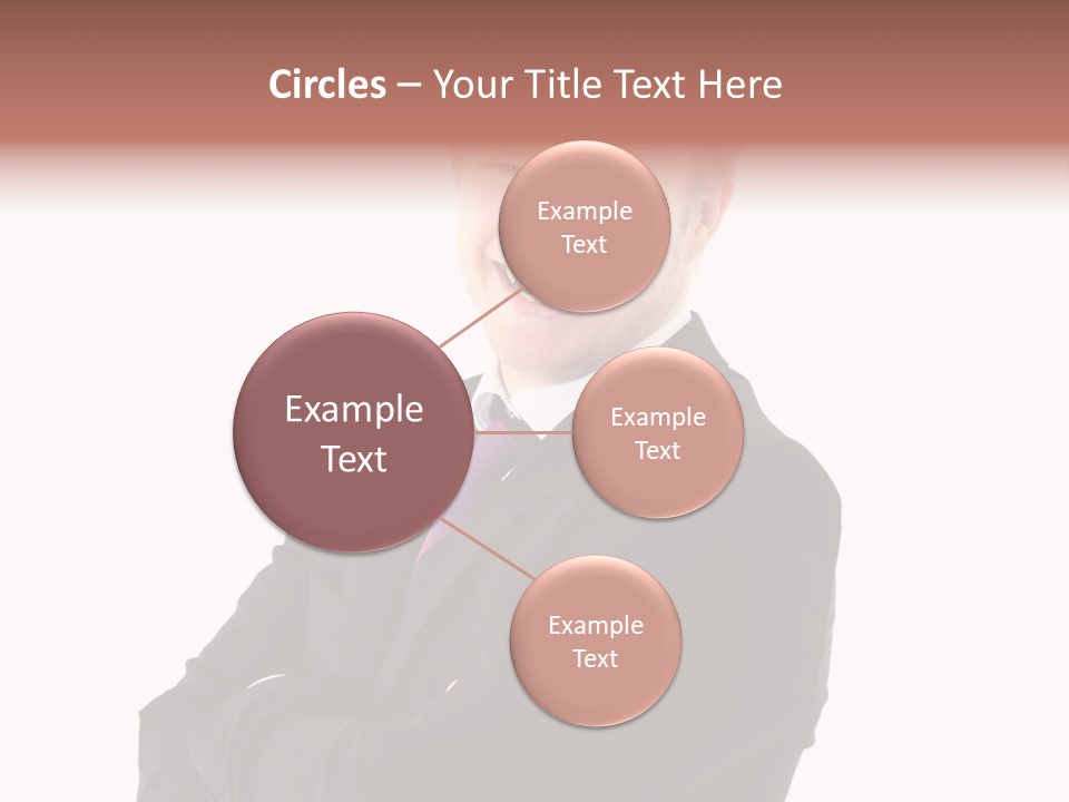 Office Worker Success Tie PowerPoint Template