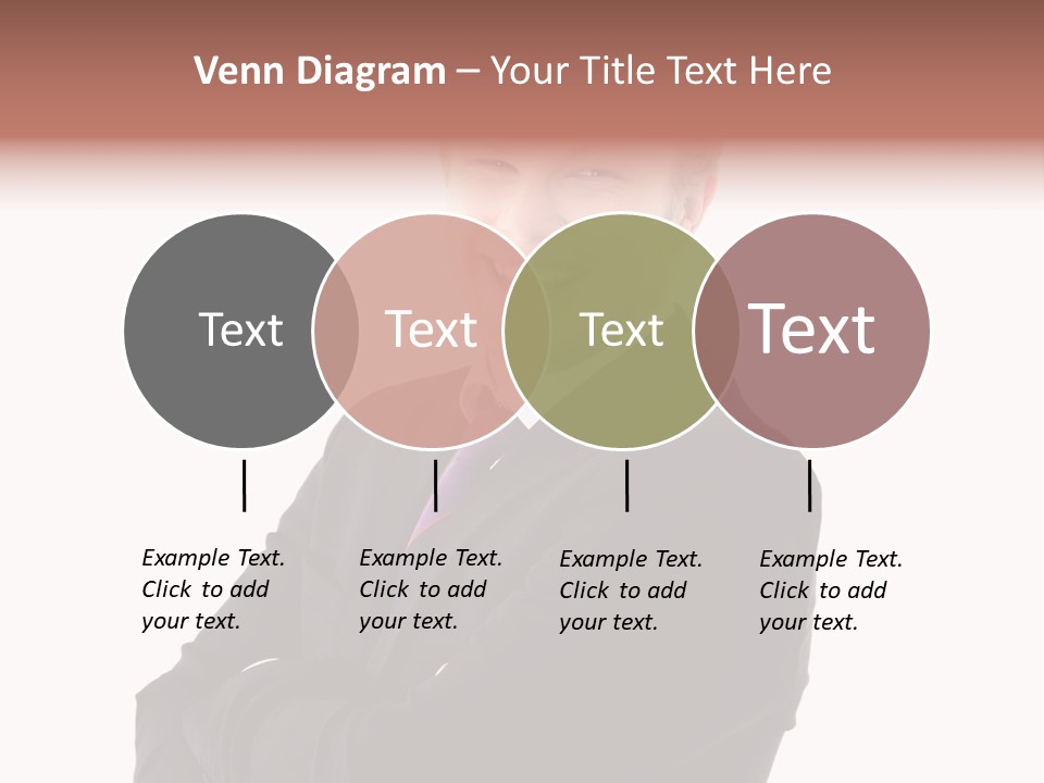 Office Worker Success Tie PowerPoint Template
