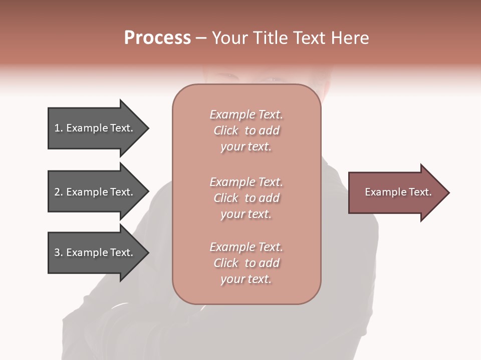 Office Worker Success Tie PowerPoint Template