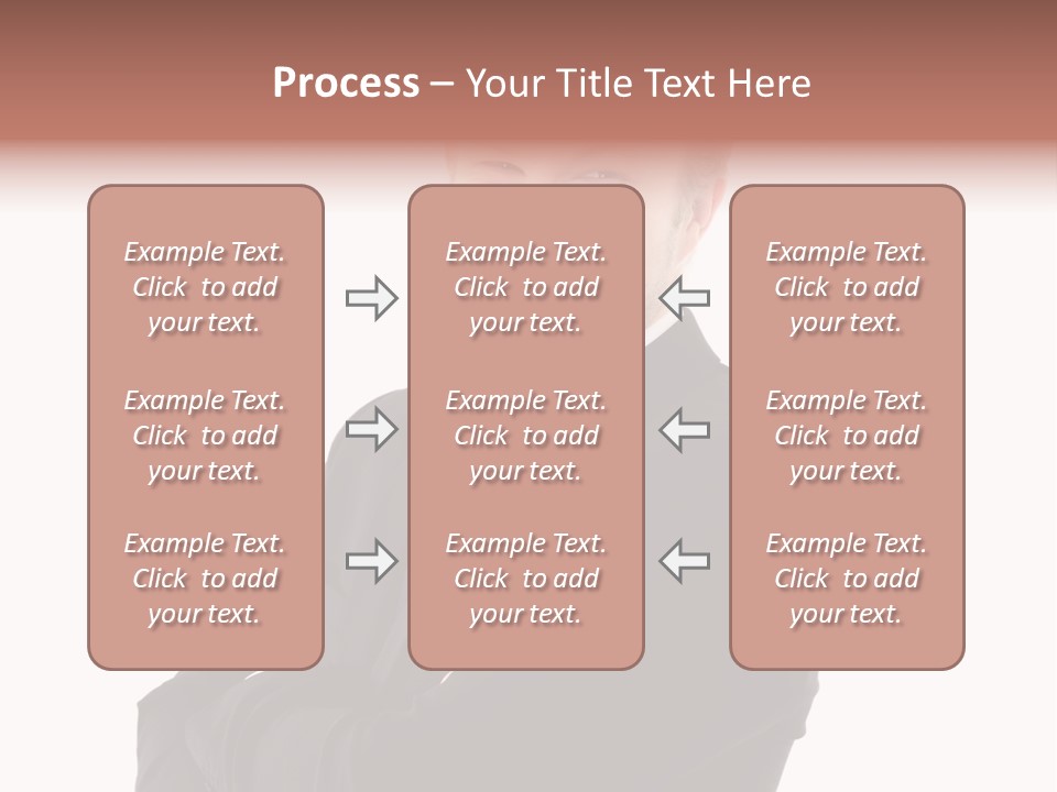 Office Worker Success Tie PowerPoint Template