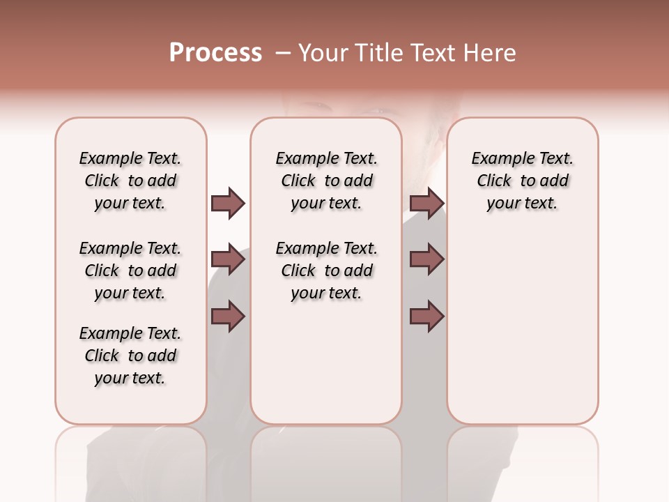 Office Worker Success Tie PowerPoint Template