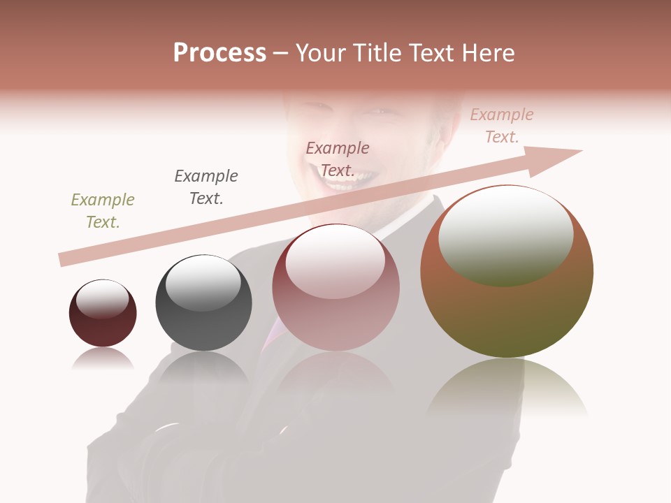 Office Worker Success Tie PowerPoint Template