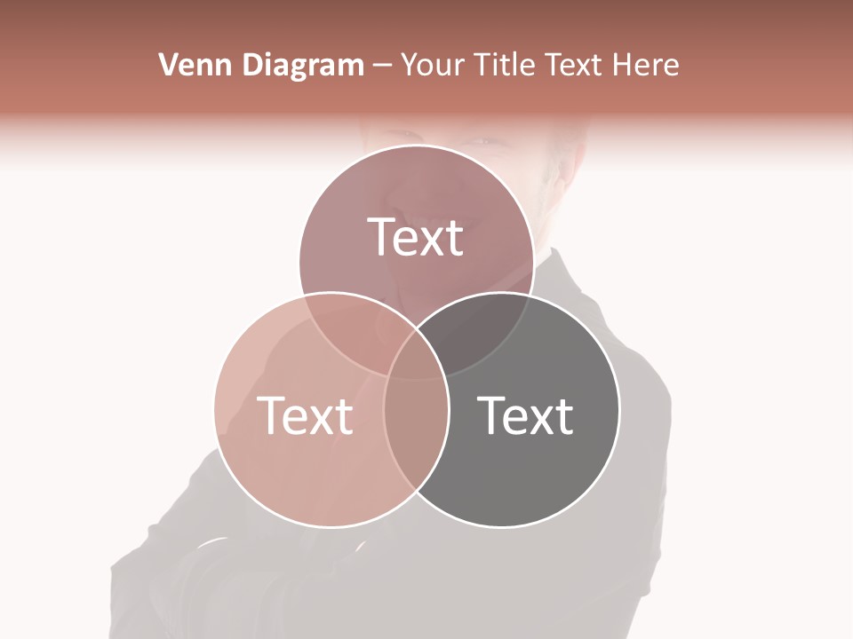 Office Worker Success Tie PowerPoint Template