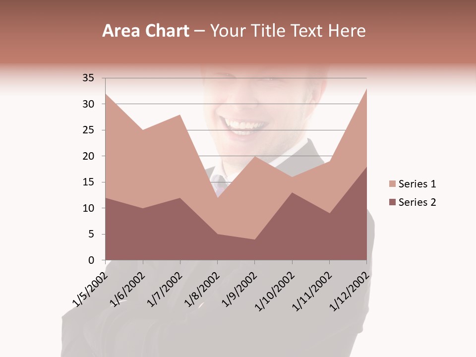Office Worker Success Tie PowerPoint Template
