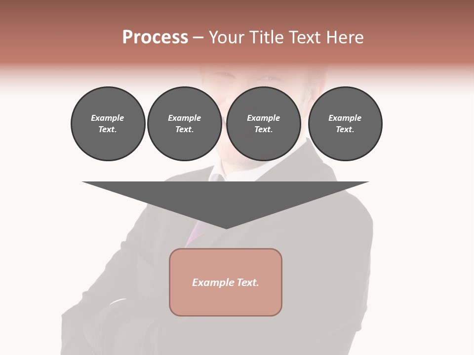 Office Worker Success Tie PowerPoint Template