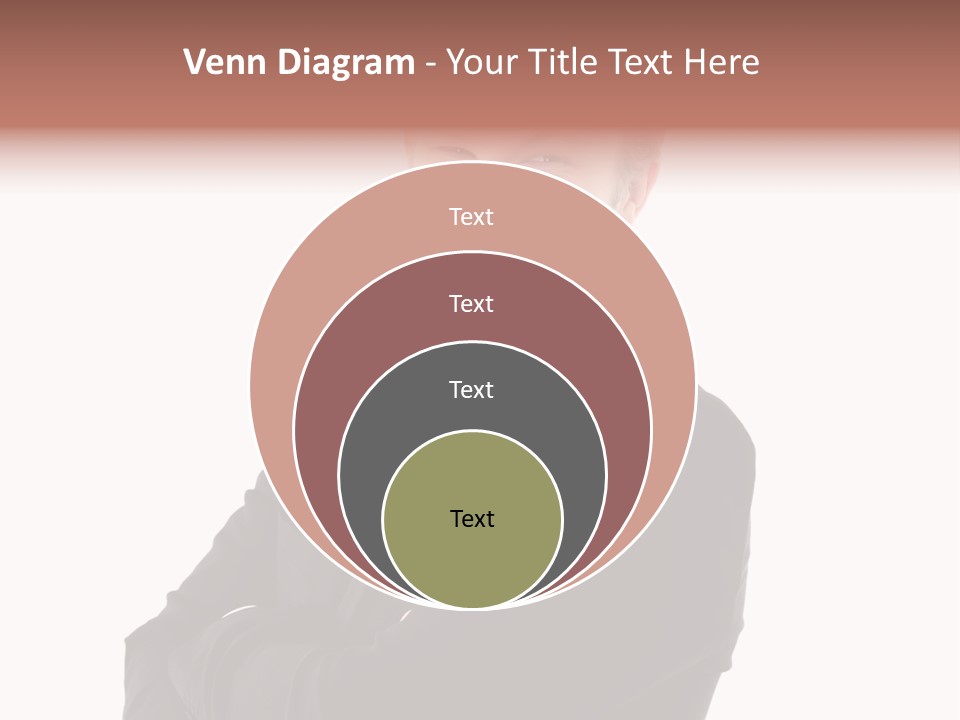 Office Worker Success Tie PowerPoint Template