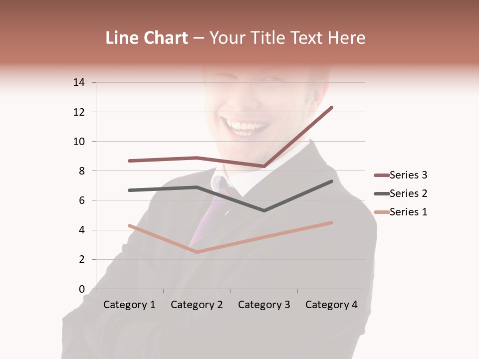 Office Worker Success Tie PowerPoint Template