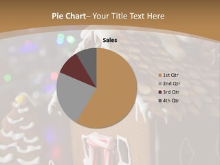 Baked Goods Brown Gingerbread PowerPoint Template