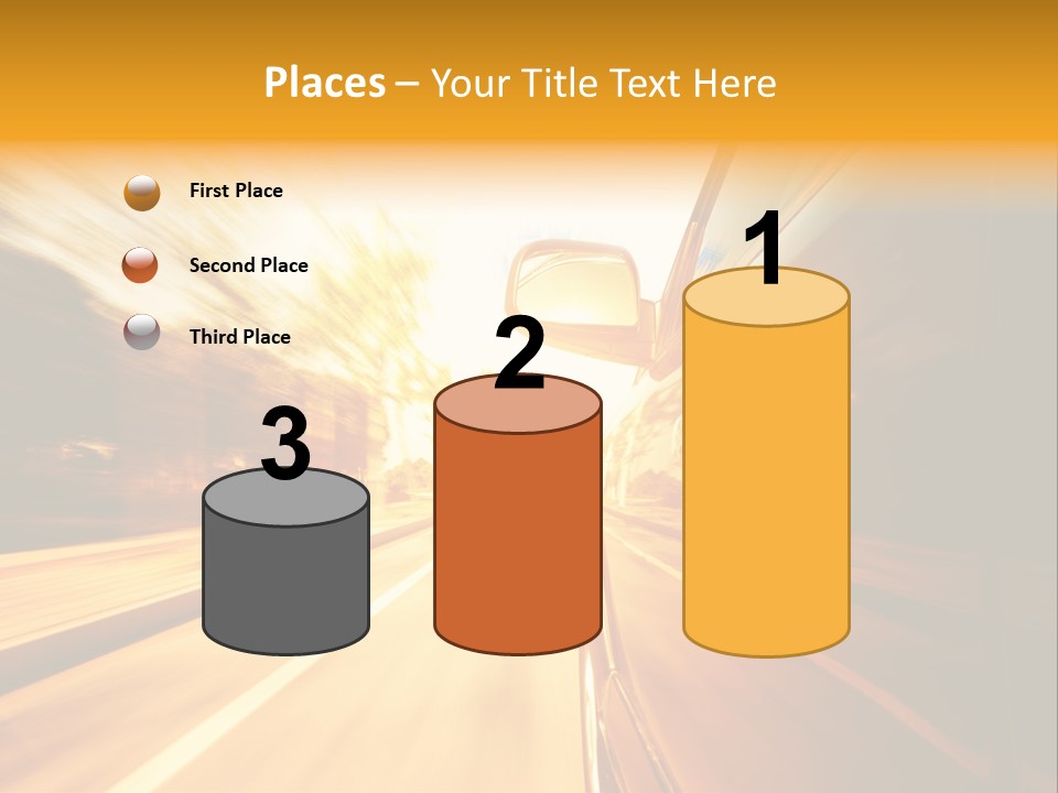 Racing Racer Curve PowerPoint Template
