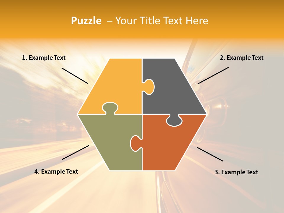 Racing Racer Curve PowerPoint Template
