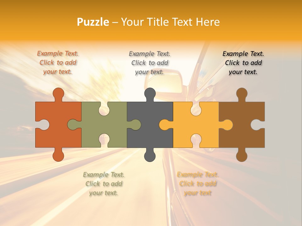 Racing Racer Curve PowerPoint Template