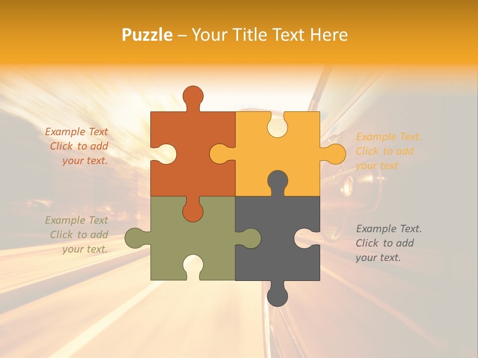 Racing Racer Curve PowerPoint Template