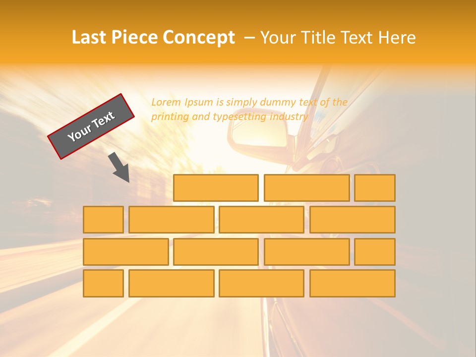 Racing Racer Curve PowerPoint Template