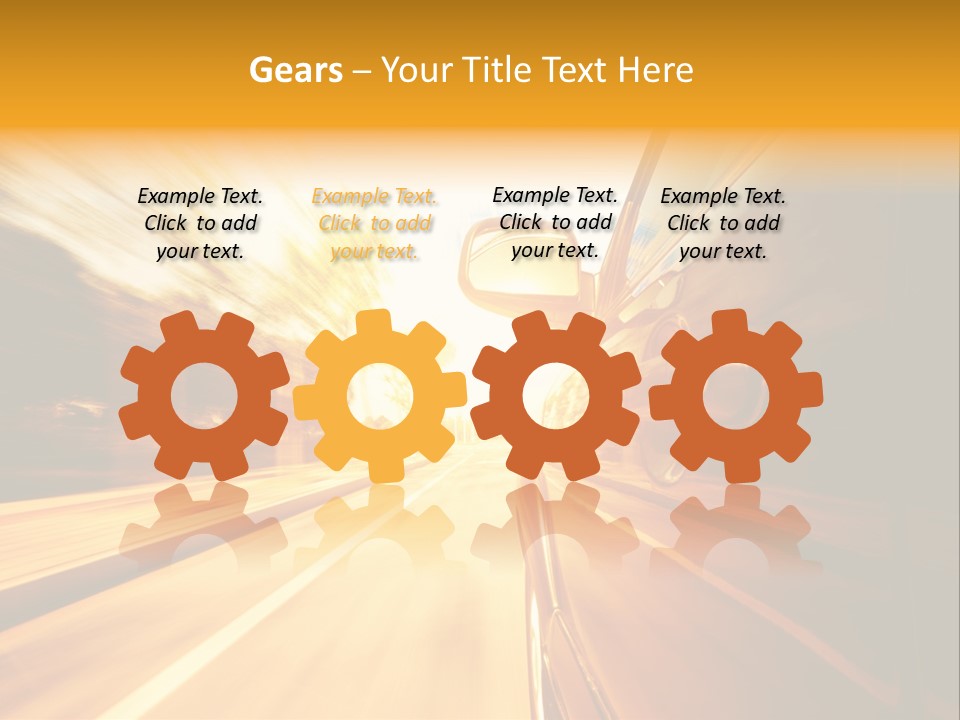 Racing Racer Curve PowerPoint Template