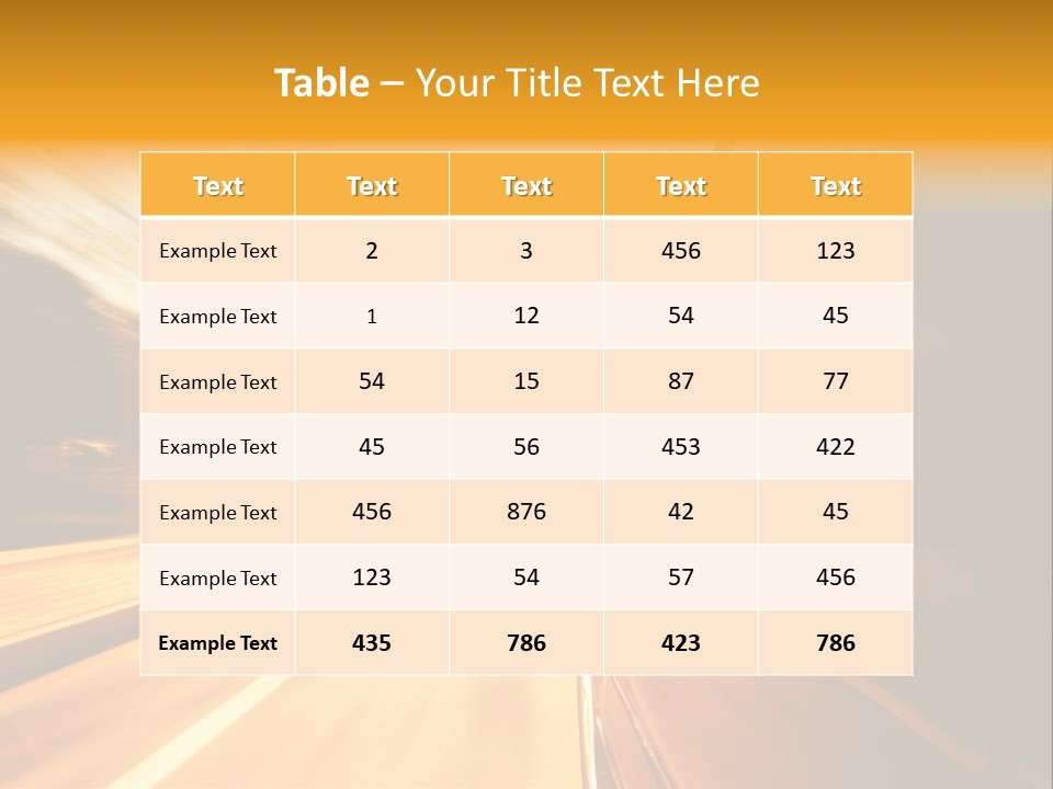 Racing Racer Curve PowerPoint Template
