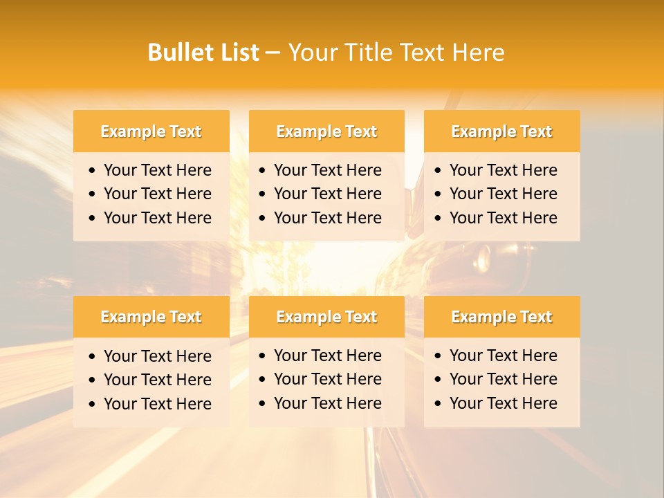 Racing Racer Curve PowerPoint Template