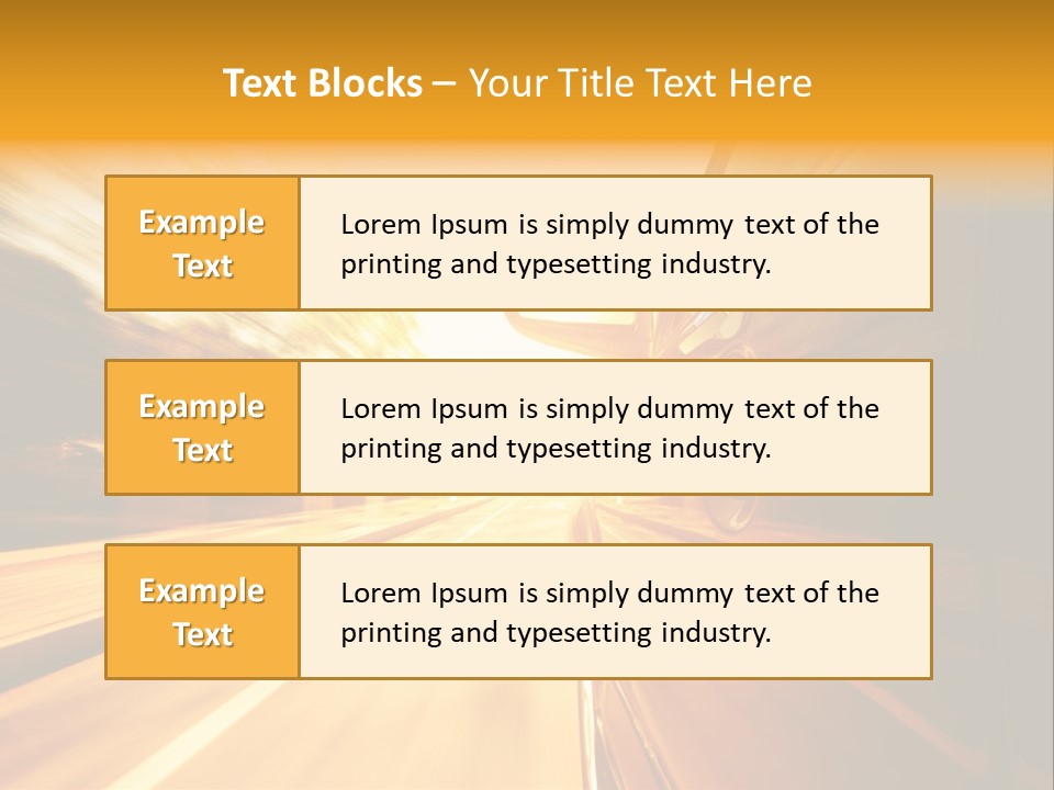 Racing Racer Curve PowerPoint Template