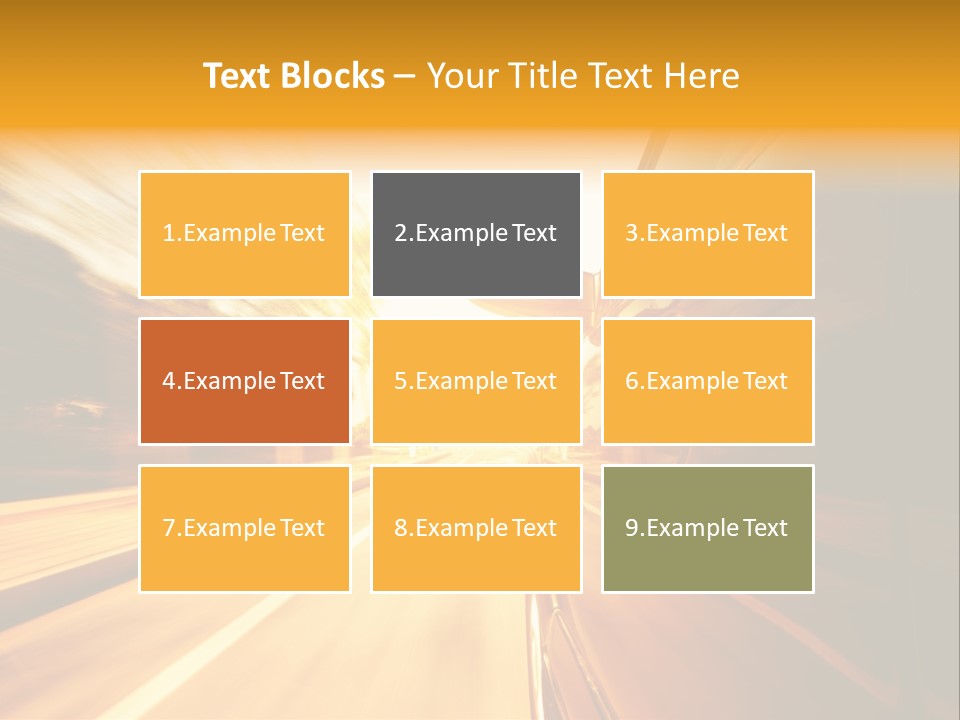 Racing Racer Curve PowerPoint Template