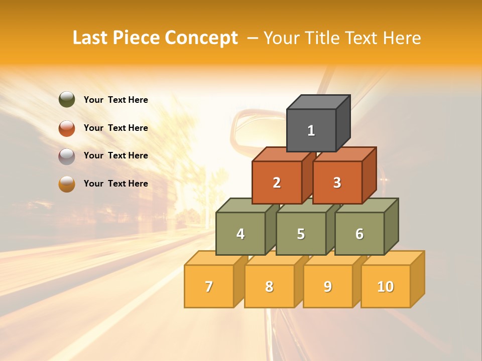 Racing Racer Curve PowerPoint Template