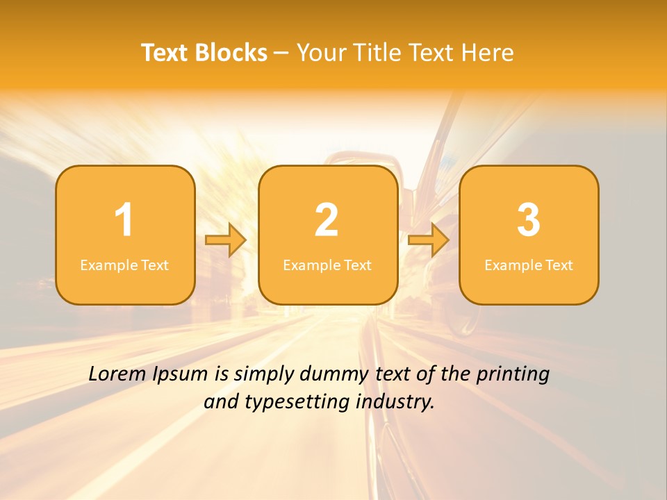 Racing Racer Curve PowerPoint Template